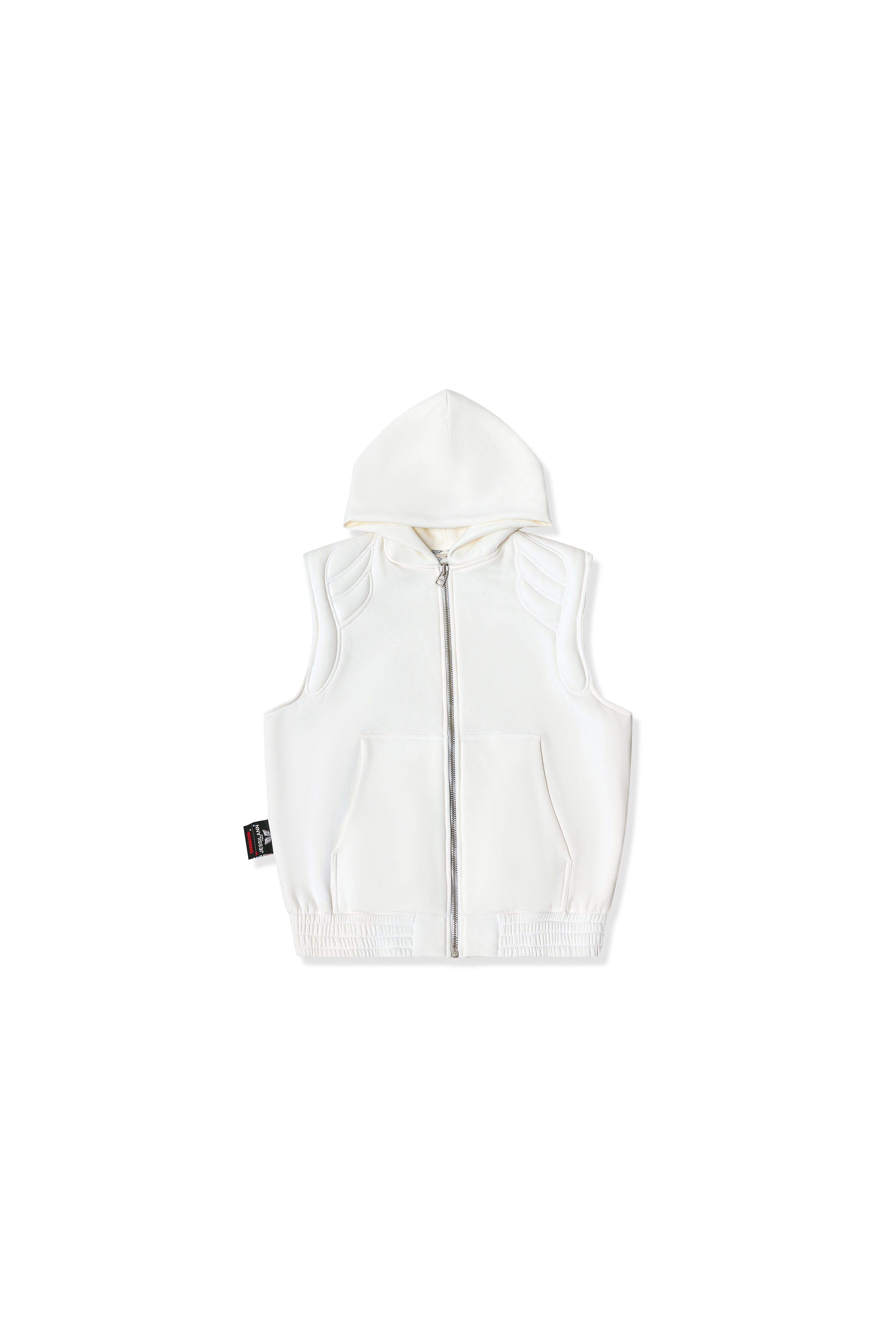 HOODIE OVERSIZE COUTURE WHITE