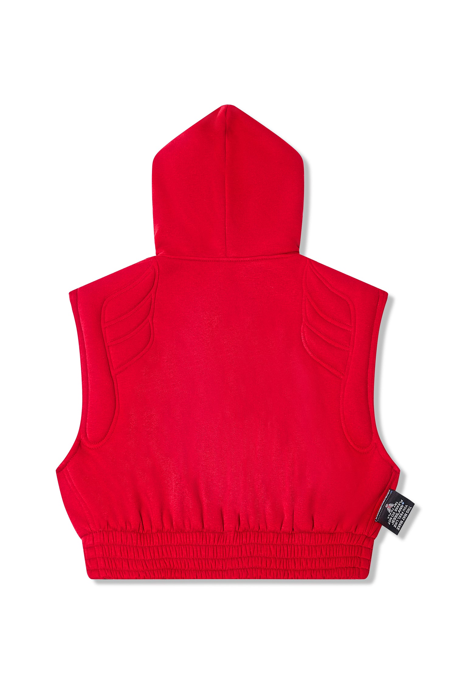 HOODIE CROP COUTURE RED