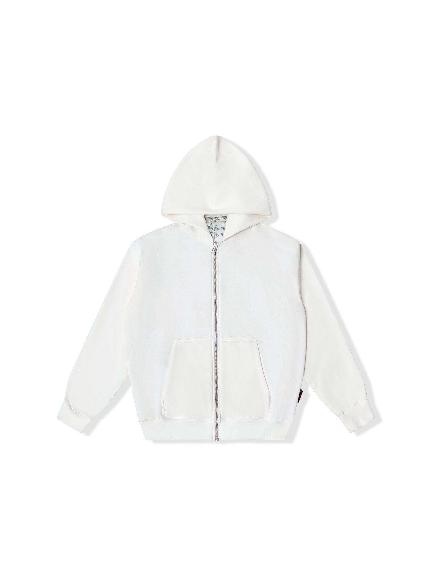 HOODIE ZIP OVERSIZE ANGEL COUTURE WHITE