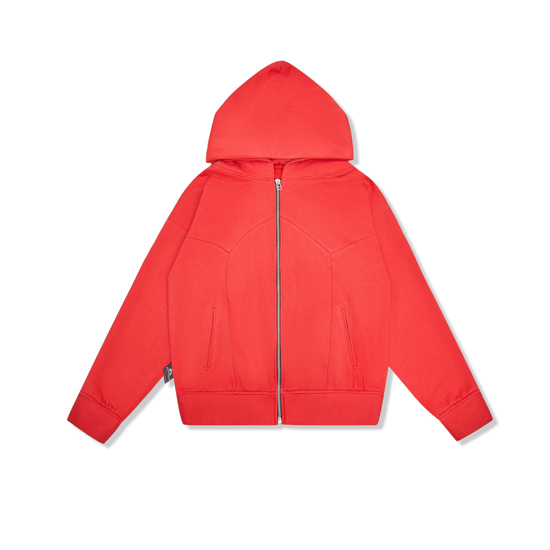 HOODIE BASIC RED COW COUTURE