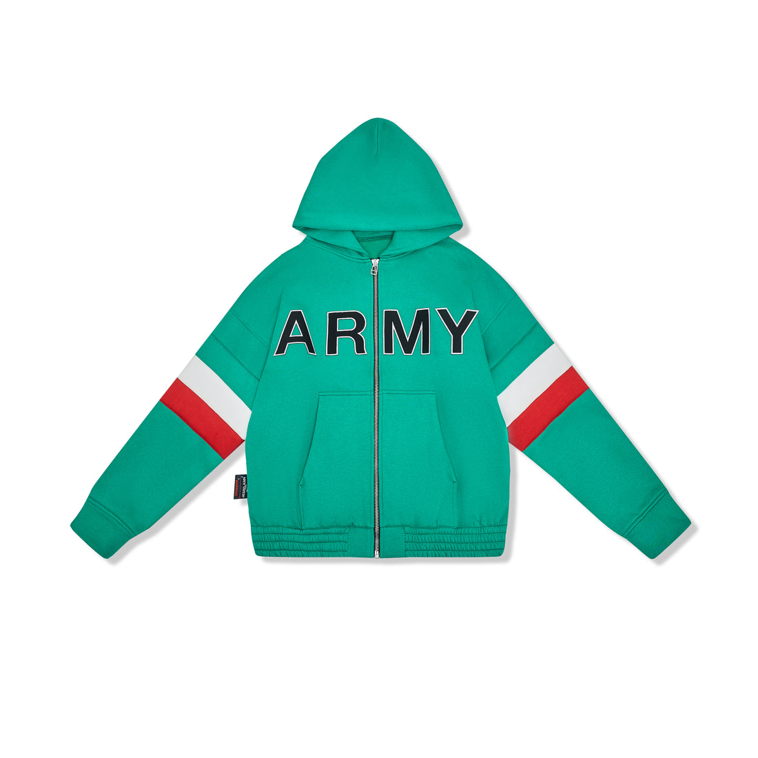 JACKET ARMY ZIPÉ GREEN